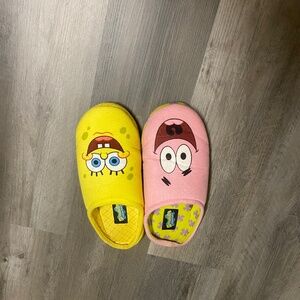 Spongebob and Patrick slippers, Size 10-11
